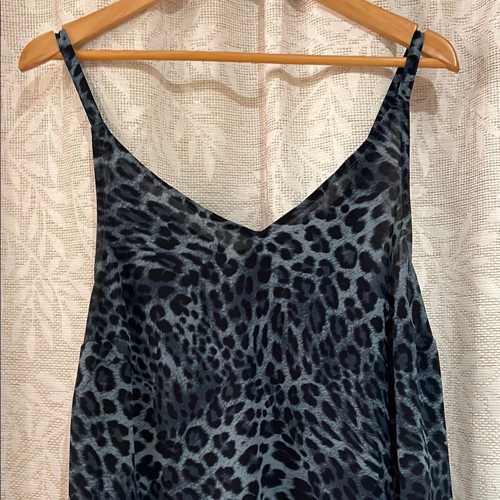 Torrid Black Blue Animal Print Camisole (Size 14 - Torrid size 00)